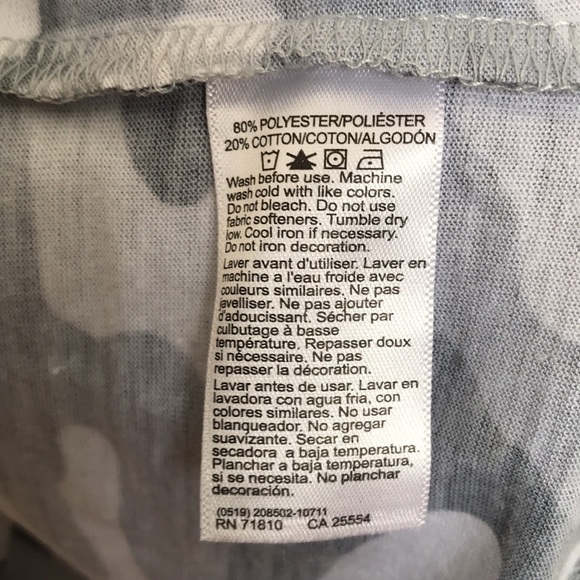 New Balance Boys Long Sleeve Tee, Camo Gray. - Picture 7 of 7